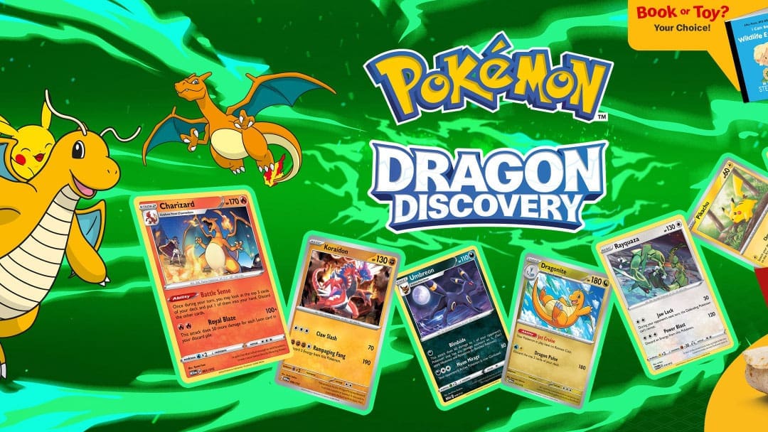McDonalds ‘Dragon Discovery’ Pokémon set out now in Australia