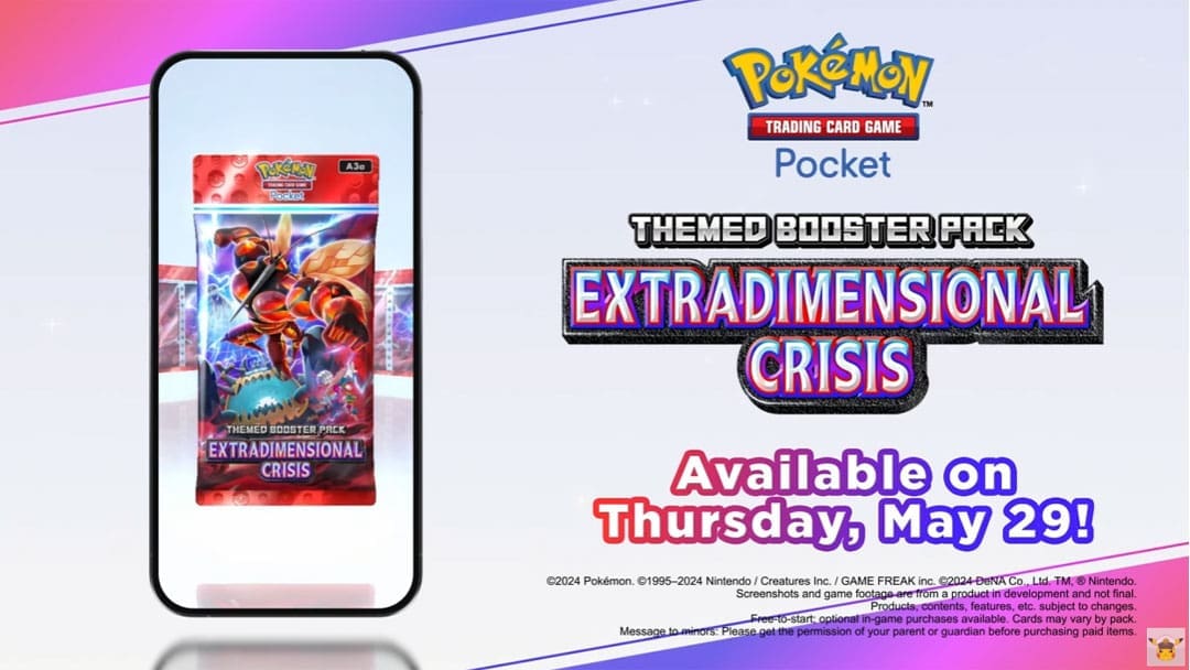 Pokémon TCG Pocket’s ‘Extradimensional Crisis’ Expansion Launches May 29