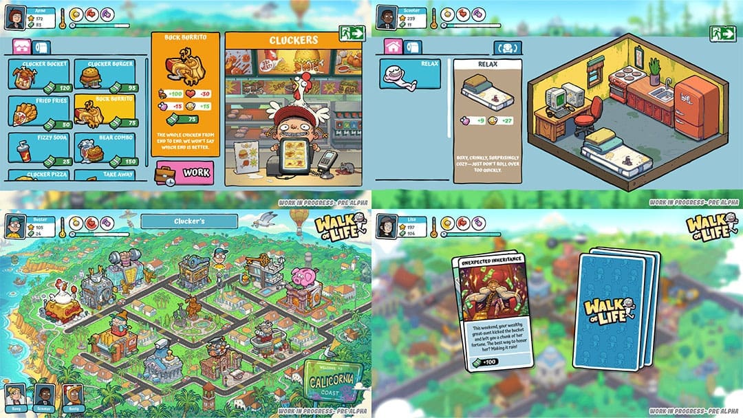 Walk of Life Is a New Satirical Life Sim Announced for PC and Consoles