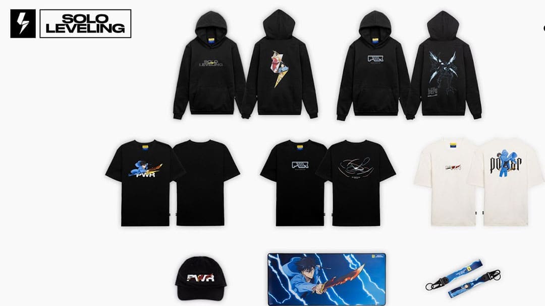 Crunchyroll & PWR Launch Exclusive Solo Leveling Clothing Collection