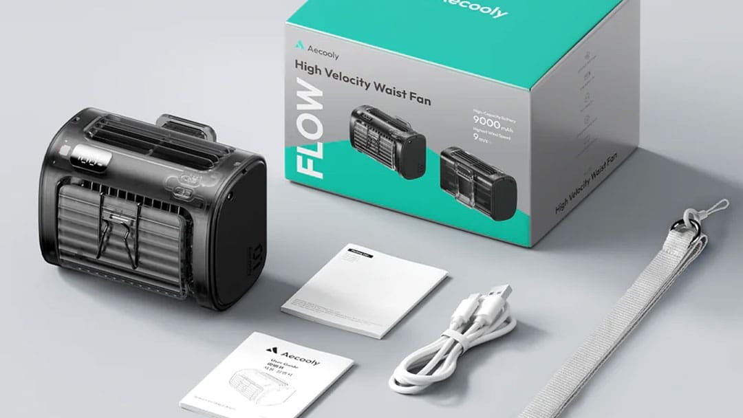 Aecooly Flow 9000mAh High Velocity Waist Fan Review